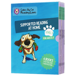 英文原版 柯林斯大猫 Collins Big Cat Reading Lions Level 3 Supported Reading 6册 家庭阅读绘本 分级阅读3阶段