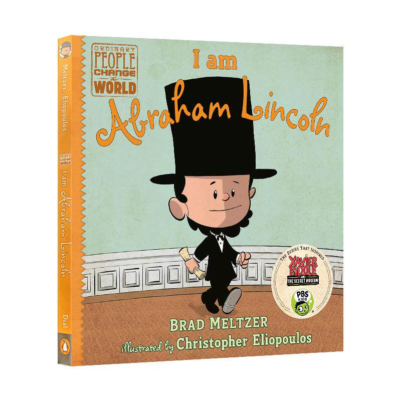 预售 英文原版 I am Abraham Lincoln亚伯拉罕·林肯 普通人改变世界 Ordinary People Change the World 精装 青少年人物传记绘本