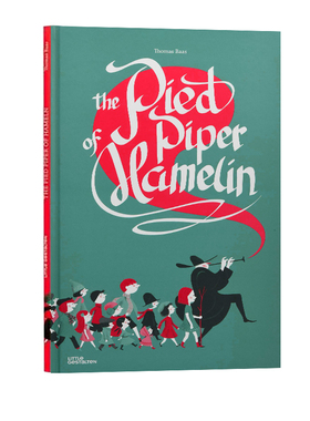 英文原版 The Pied Piper of Hamelin 哈梅林的魔笛手 精装大开本 Little Gestalten