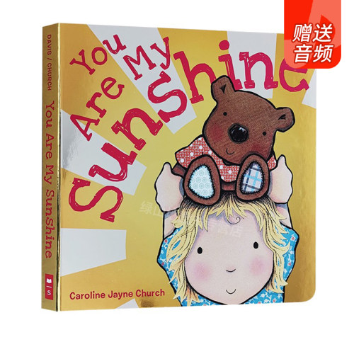 You Are My Sunshine 爱的晚安歌谣 名家 Caroline Jayne Church 卡罗琳杰恩 英文原版幼儿歌谣儿童童谣纸板绘本书