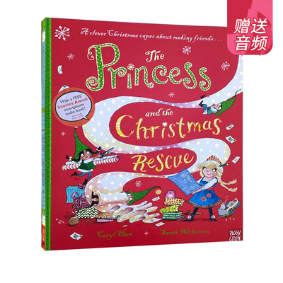 英文原版 Princess Series 公主系列 The Princess and the Christmas Rescue儿童启蒙绘本 Nosy Crow Stories Aloud赠官方音频