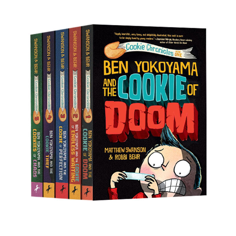 预售 英文原版 Cookie Chronicles  5册 饼干编年史 冒险故事 插图章节小说 青少年小学生课外读物 Matthew Swanson