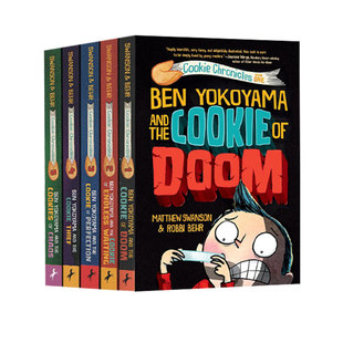预售 英文原版 Cookie Chronicles  5册 饼干编年史 冒险故事 插图章节小说 青少年小学生课外读物 Matthew Swanson