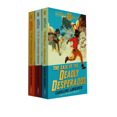 英文原版The PK Pinkerton Mysteries 3册套装侦探高阶章节书儿童章节小说书童书儿童读物中小学英语阅读提升