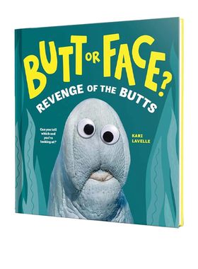 预售 英文原版 Butt or Face? 2：Revenge of the Butts 趣味动物猜谜精装绘本 儿童动物知识科普图画书 Sourcebooks