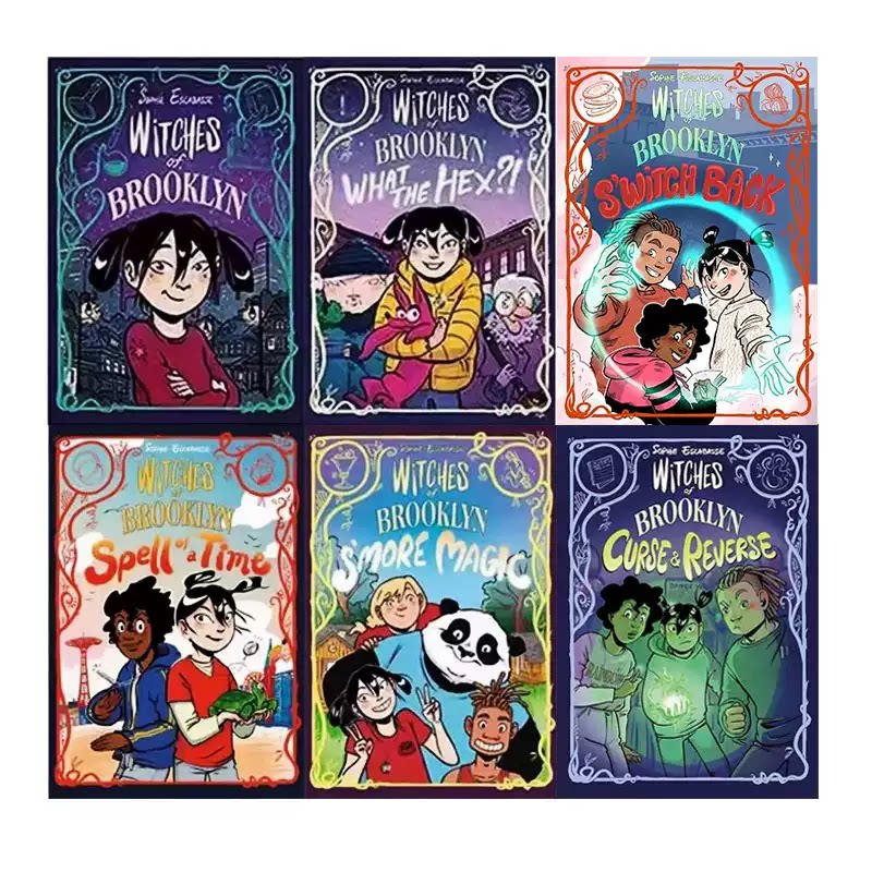 预售 英文原版 Witches of Brooklyn Graphic Novel 布鲁克林女巫6册 儿童魔幻幻想图像式小说 适合女孩 小学生英文课外阅读
