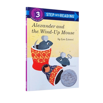 英文原版 Step into reading: Alexander and the Wind-Up Mouse 亚历山大和发条鼠 凯迪克银奖 Leo Lionni 李欧李奥尼