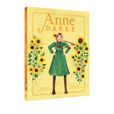 英文原版 Abigail Halpin Anne Dares 有勇气的安妮 少年插画小说 安妮章节书系列 儿童故事绘本