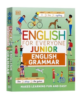 英文原版 DK English for Everyone Junior Grammar Guide DK人人学英语 每日英语语法指南 初级英语自学课本教辅书籍