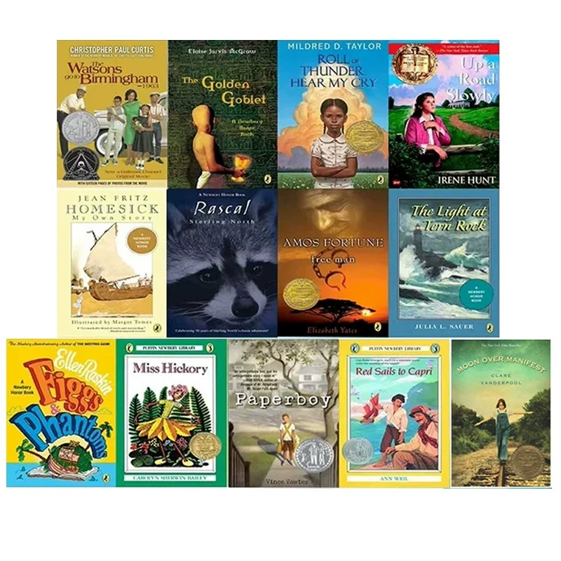 预售 英文原版 Newbery Medal 纽伯瑞儿童文学奖 高年级进阶版 13册 Paper boy Miss Hickory 思乡 阿比琳的夏天 初中生课外读物