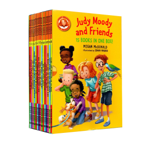 英文原版 Judy Moody and Friends 15册礼盒装 稀奇古怪小朱迪系列和她的伙伴 全彩章节桥梁书