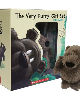 The Very Cranky Bear/Itchy Bear/Hungry Bear/Brave Bear 礼盒装4册+1CD+主题毛绒玩偶 英文原版 非常熊系列 情绪绘本