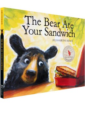 英文原版 The Bear Ate Your Sandwich 熊吃了你的三明治 精装绘本 儿童推理绘本故事图画书 Julia Sarcone-Roach