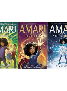 预售 英文原版 Supernatural Investigations Amari 3册  魔法世界 阿玛瑞和黑夜兄弟 奇幻冒险 纽约时报畅销书