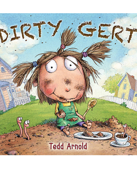 英文原版 Dirty Gert 儿童英语启蒙图画故事绘本 苍蝇小子同作者Tedd Arnold