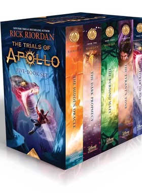 英文原版 波西杰克逊第五季 阿波罗的审判 5册礼盒装 Percy Jackson Trials of Apollo Boxed Set 少年冒险英文小说