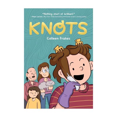 预售 英文原版 Knots 解不开的结 自我成长 校园日常 少年成长写实图像小说 青少年课外读物