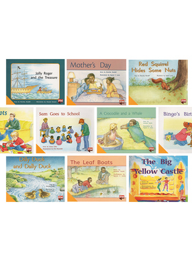 L7一年级 词汇训练 Yellow黄色套装2 PM Readers 彩虹阅读 10册 小学生分级阅读 小花生精选阅读教辅英文原版启蒙绘本