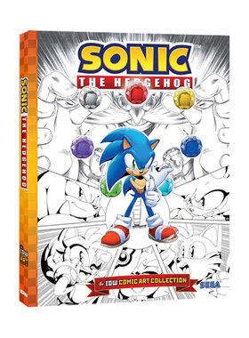 英文原版 刺猬索尼克 漫画艺术精装收藏版 Sonic The Hedgehog: The IDW Comic Art Collection 音速小子 Ian Flynn