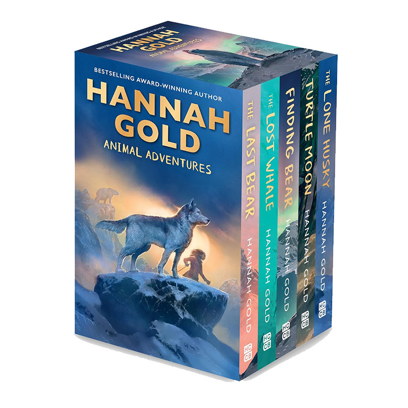 英文原版 Hannah Gold 5-Copy Set 汉娜·戈尔德小说 5册套装 青少年科普小说 迷失的鲸 最后一只熊