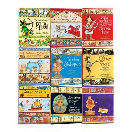 Marcia Williams 图话经典 莎士比亚戏剧英文原版 Mr William Shakespeare's Plays 玛西娅威廉姆斯名著改编系列 漫画绘本图画书