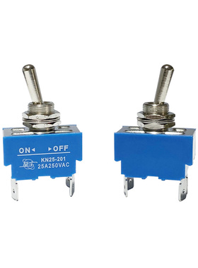 KN25-201 4脚2档 25A250V 星宇大电流钮子开关 摇臂开关 开-关