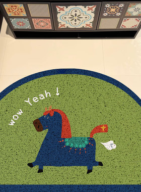 私人定制地毯鹿小调艺设地垫尺寸材质图案定制地垫设计师免费设计