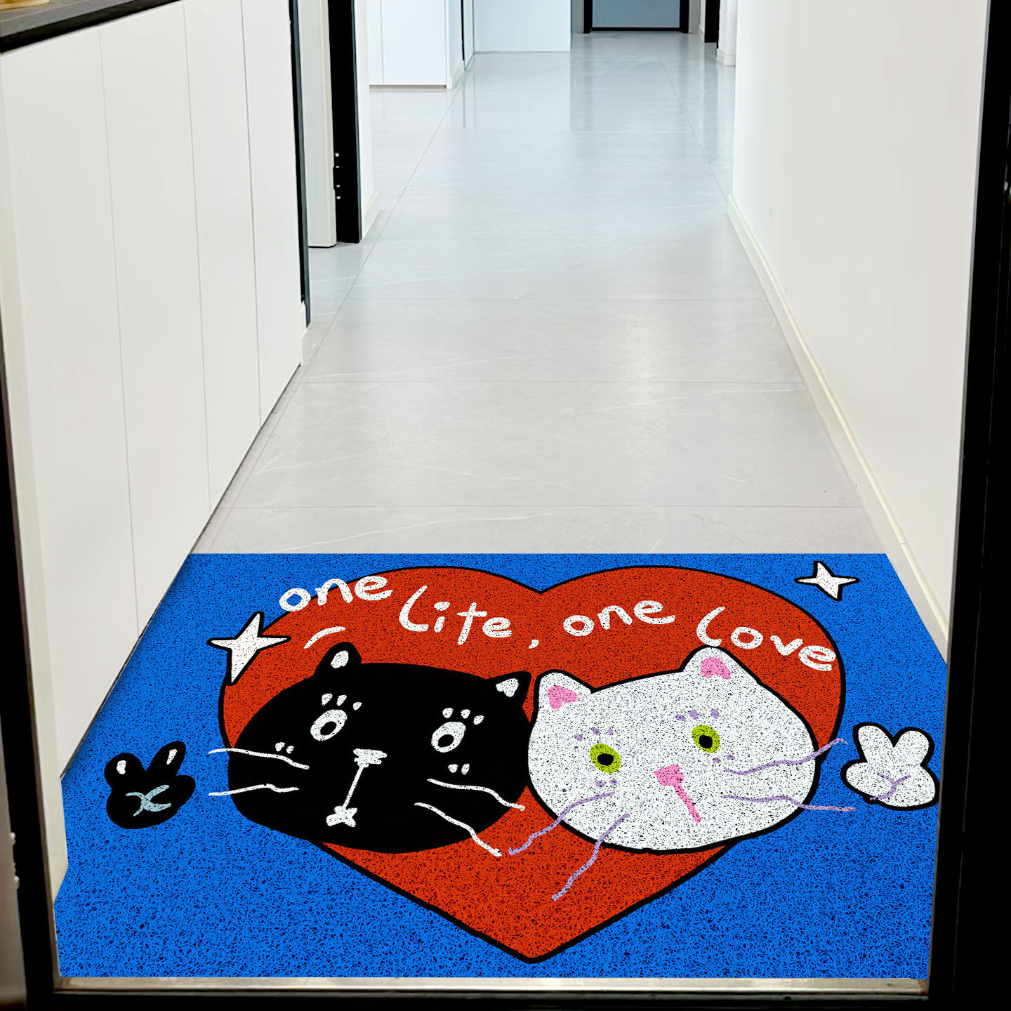 防滑新款可自由裁剪地毯进门脚垫