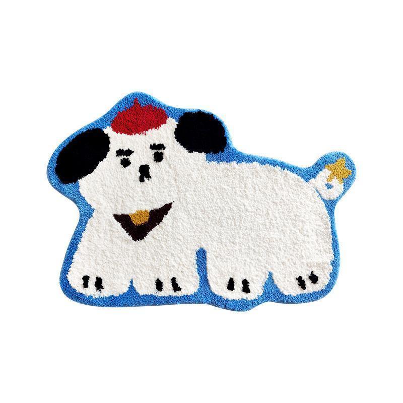 可爱创意床边地毯可机洗可定制