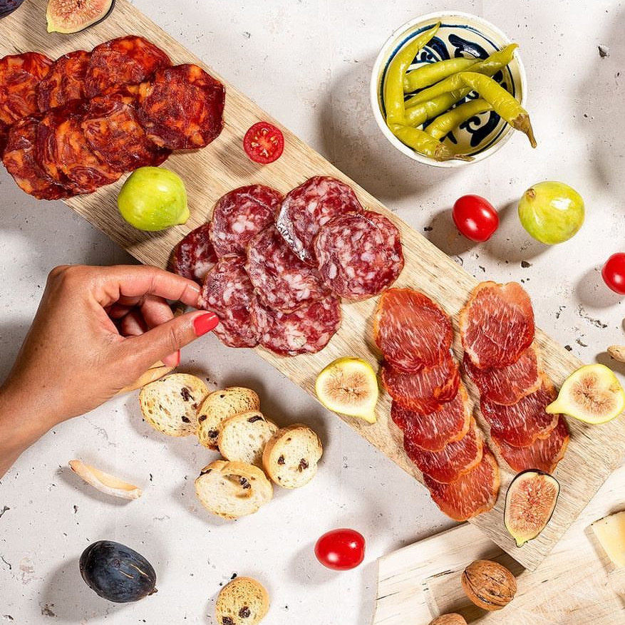 西班牙原味进口伊比利亚肉肠切片