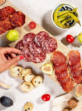 西班牙原装进口橡果饲养伊比利亚黑猪干肠切片LOIN CHORIZO