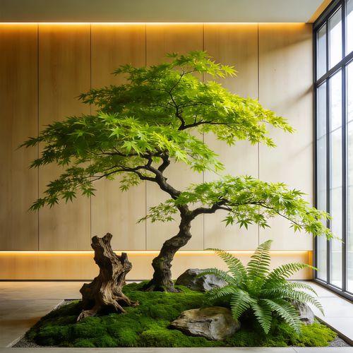 仿真枫树绿色仿生绿植景观庭院