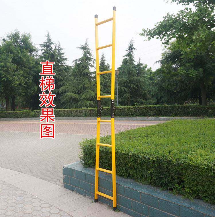 5米2米人字梯两用梯子折叠家用直梯钢管工程伸缩爬梯阁楼梯