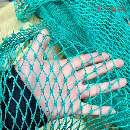 定制渔网网片聚乙烯鱼网拉网抬网防拦网养鱼网尼龙养鸡网果园围网