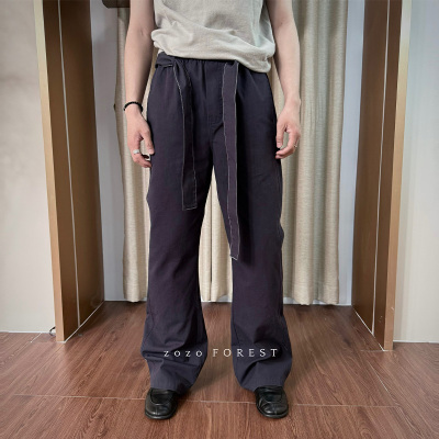 ZOZOFOREST老钱水洗纯棉工装裤