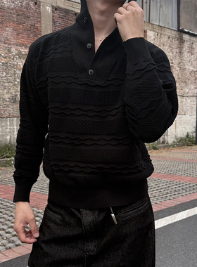 ZOZO FOREST【3208】“Cable Sweater”麻花纹老钱休闲纯棉毛衣