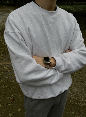 【3089】ZOZO FOREST “三角螺纹”基础拼接boxy版型纯棉春季卫衣