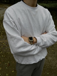 FOREST ZOZO 三角螺纹 基础拼接boxy版 卫衣 型纯棉春季 3089