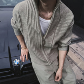 罗马柱绵羊毛 ZOZOFOREST 3274 老钱静奢保暖通勤秋冬毛衣