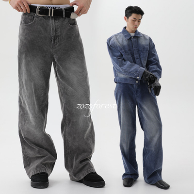 ZOZOFOREST酵洗做旧灯芯绒套装