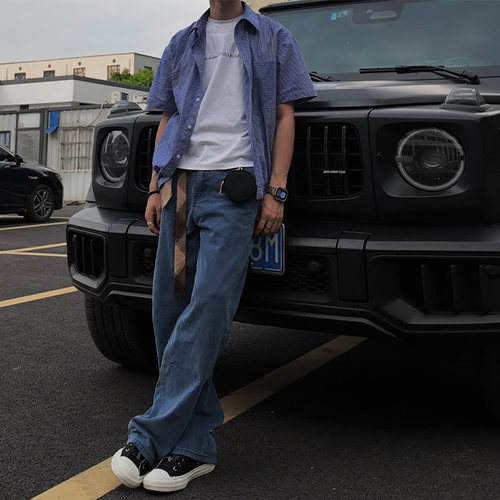 ZOZOFOREST阿苏特染法工裤工装裤