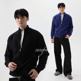 ZOZOFOREST【3273】双面手工打花 抗起球老钱保暖绵羊毛毛衣开衫