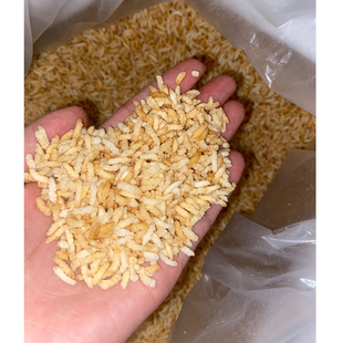 炒米子安徽安庆特产农家自制手工原味新鲜大米香脆零食米花