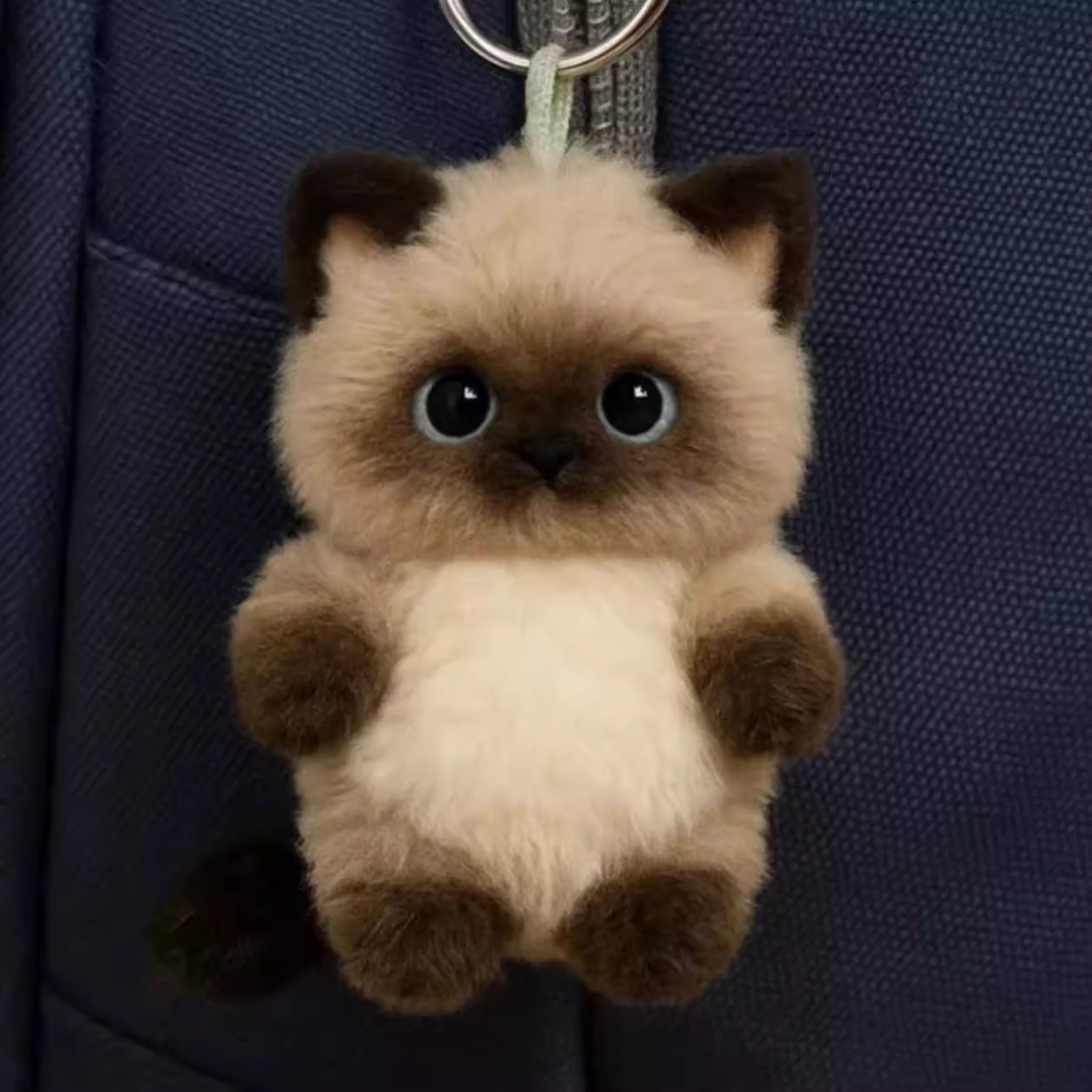 超可爱暹罗猫小猫萌宠包包挂件