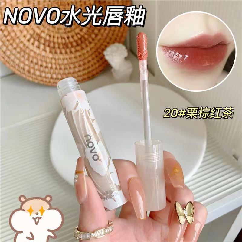 NOVO花涧蜜语镜面唇釉 水光滋润嘟嘟唇显白女平价唇彩