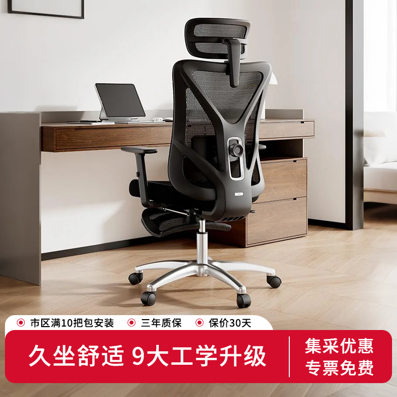 得力普乐士人体工学椅舒适久坐