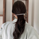 韩系简约金属后脑勺马尾半扎发一字夹弹簧夹发卡盘发发夹头饰大号