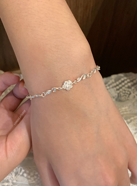 燕归冬煮雪国风足银百搭手链女