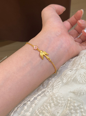 燕归燕啄春国风足银轻奢百搭手链