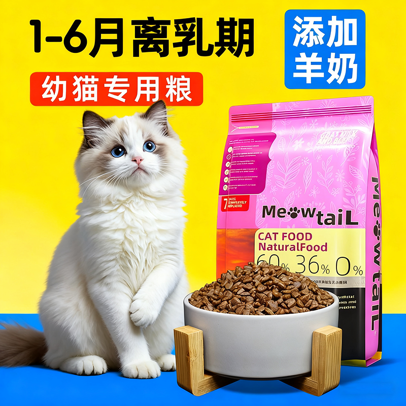 无谷 小包装 添加羊奶 牛初乳 双重奶源